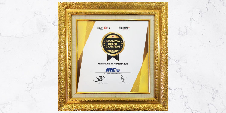 IRC Dapatkan Penghargaan Indonesia Brand Champion 2021