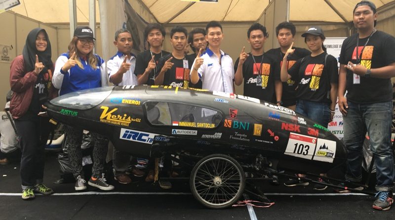 IRC Tire Indonesia Dukung Tim Nakoela UI di Kontes Mobil Hemat Energi 2016 Yogyakarta 