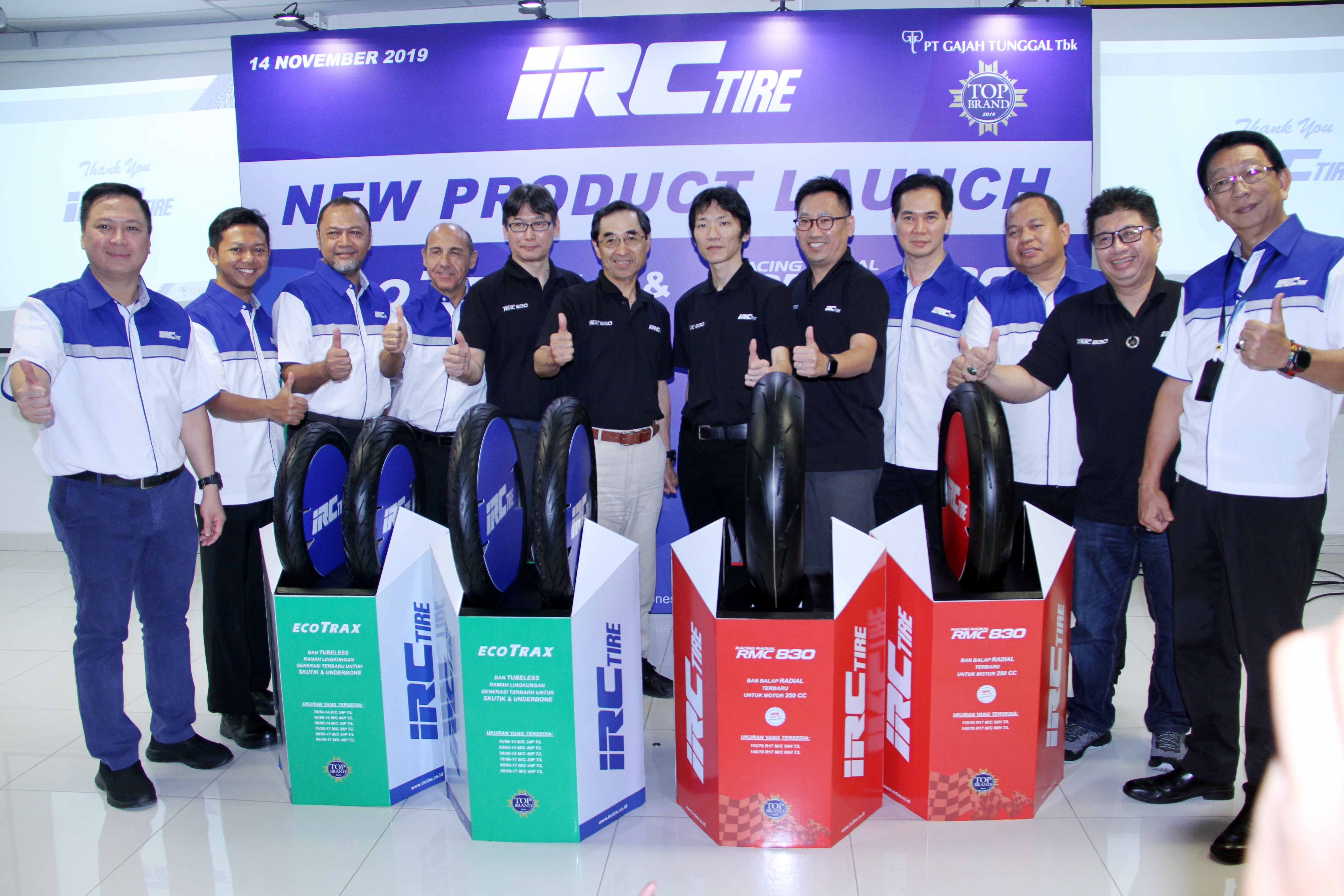 IRC Kenalkan Ban Eco-Tire dan Radial-Tire Terbaru
